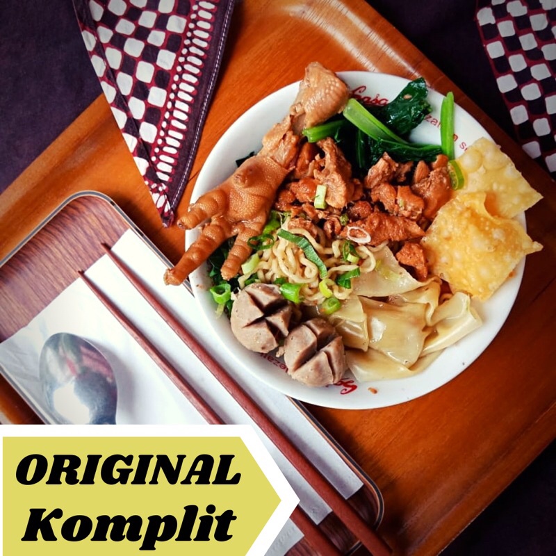 

ORIGINAL KOMPLIT - Mie Ayam Bakso Ceker Pangsit Asli Wonogiri