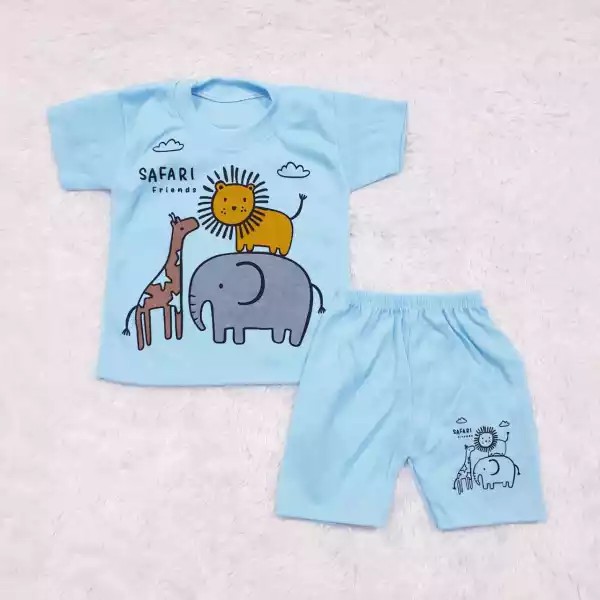 Baju Bayi / Piyama anak laki / Setelan Oblong Anak 0-12 Bulan / Baby Alicia