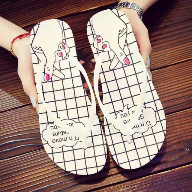 (STOK READY) SANDAL JEPIT MINI LOVE