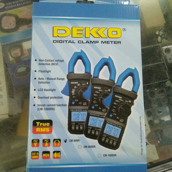 Digital Clamp Meter Tang Amper Ampere AC 600A Dekko CM-600R I  PROMOB21