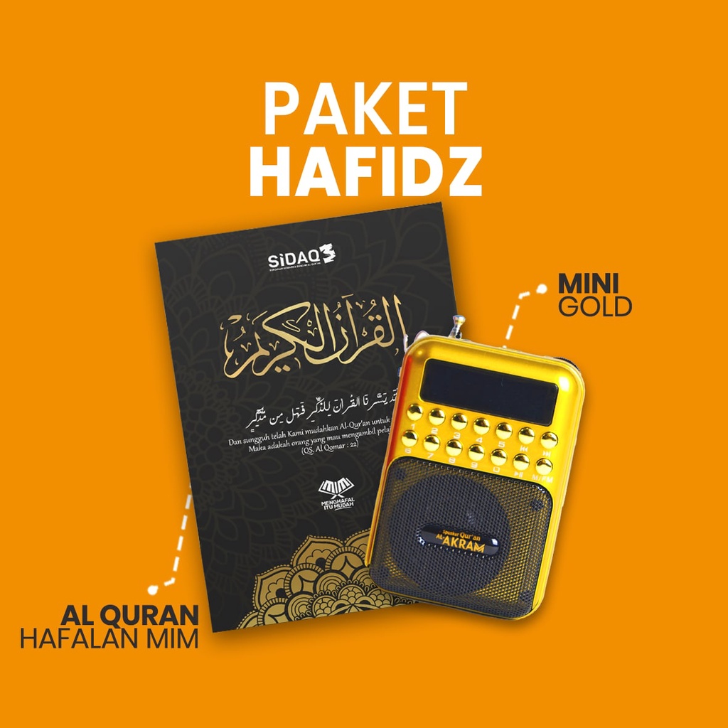 AL-AKRAM Paket Hafiz Speaker Murottal Qur'an - Gift Series