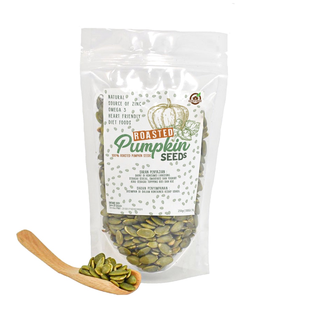 Roasted Pumpkin Seeds ( Biji Labu Panggang ) - 250 Gr