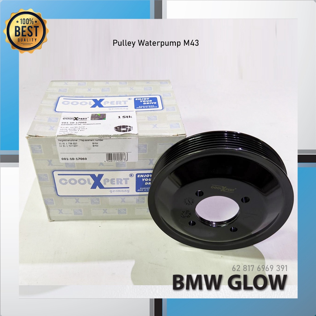 Pulley Pully Waterpump Bmw m43 e36 e46 11511739527 Coolxpert
