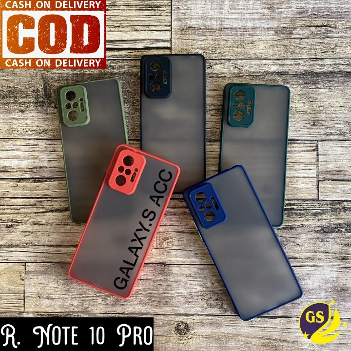 Xiaomi Redmi Note 10 5G / Poco M3 Pro 5G Case Dove Kamera Matte Fuze Transparan Colored Frosted