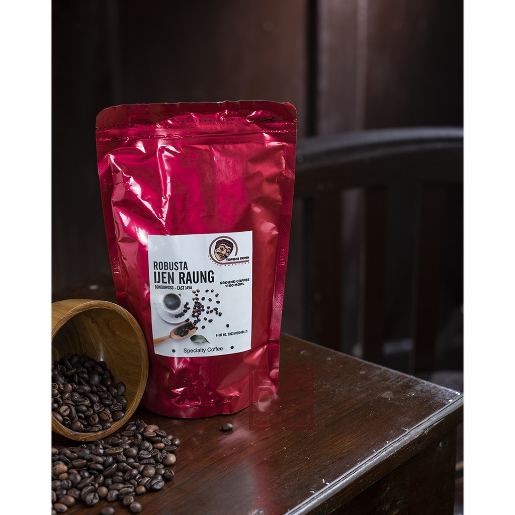 Kopi Bubuk Robusta Ijen Raung Bondowoso Kopi Bubuk lokal 250gram