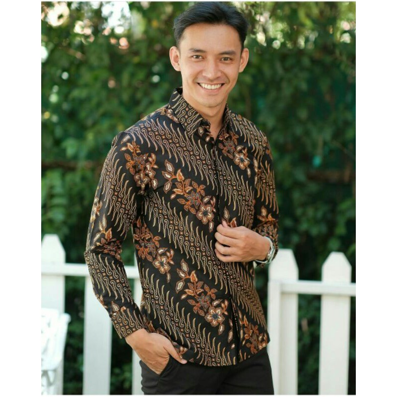 KEMEJA PANJANG MLXL PARANG MELATI Batik Pria Slim Fit Kemeja Batik Pria Kemeja Batik Slim Fit Pria Batik Slim Fit Baju Batik Pria