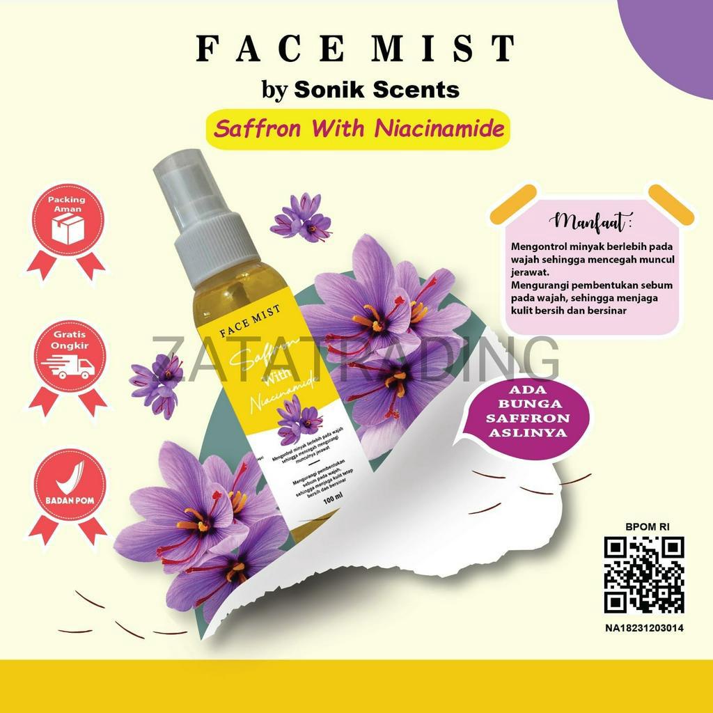 Face Mist Safron With Niacinamide 100ml - Saffron Face Mist