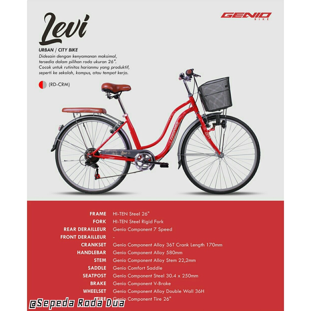 Sepeda CTB 26" Genio Levi
