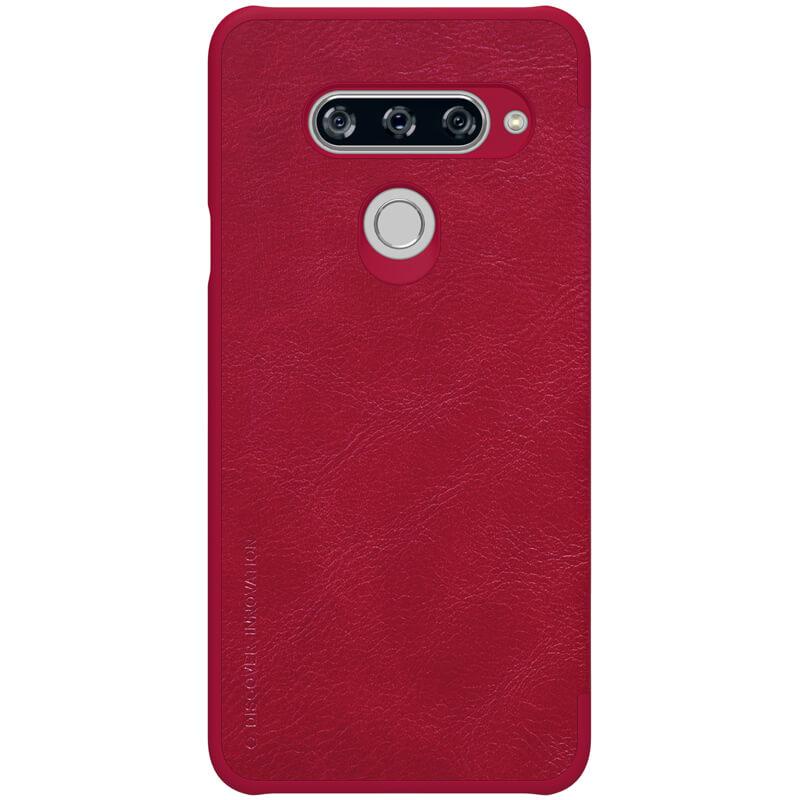 LG V40 THINQ NILLKIN QIN LEATHER CASE ORIGINAL