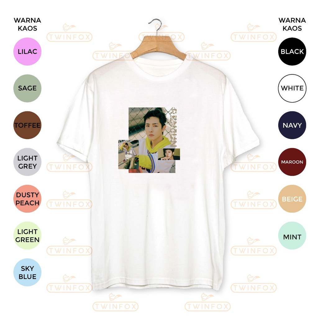 Kaos Kpop NCT Dream Renjun Beatbox Street Ver Photo Unisex S-XXL Big size/Jumbo
