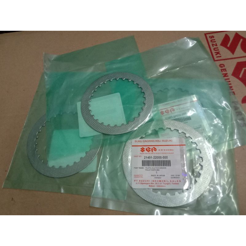 Plat kampas kopling satria 2 tak hiu lumba RK cool import sgp Japan