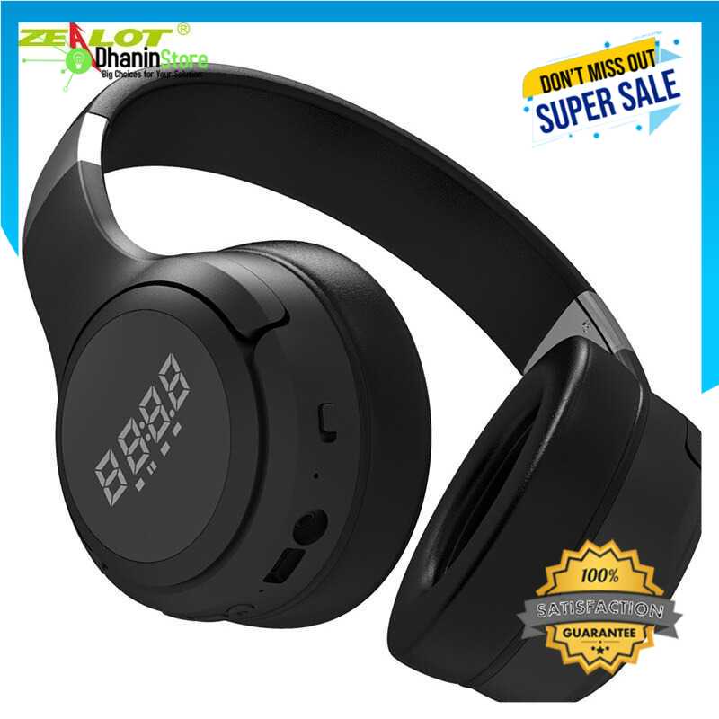 Headset Heatset Haedset Headphone headphones Wireless Bluetooth 5.0 Mic Microphone Full Super Bass S