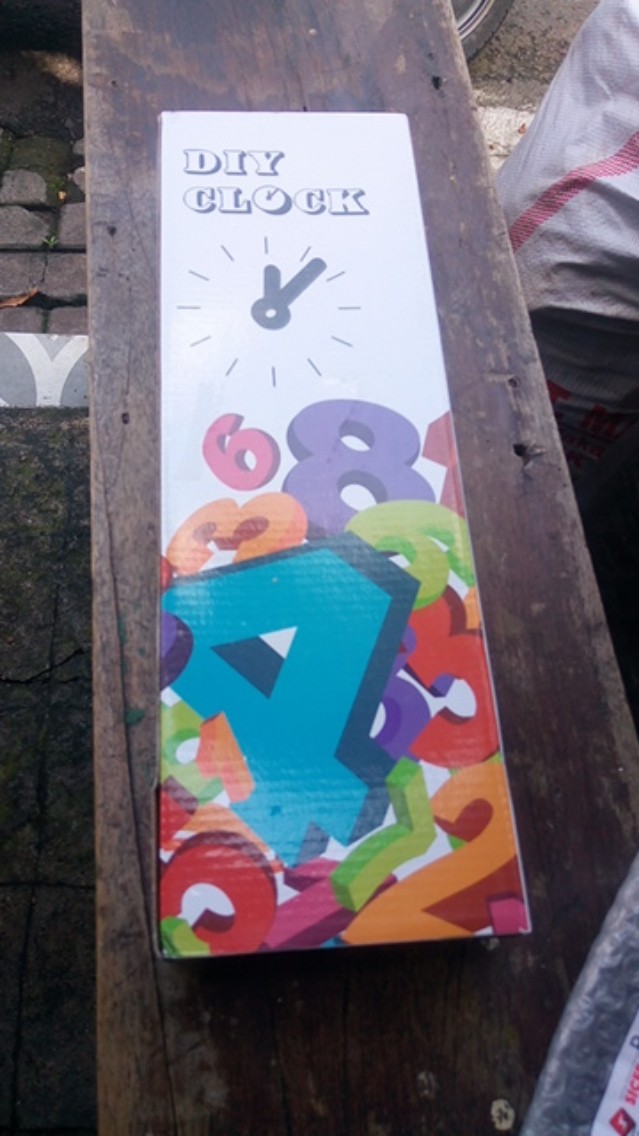 Jam Dinding 3d Diy Giant Wall Clock 120cm Butterfly Kupu-kupu Black