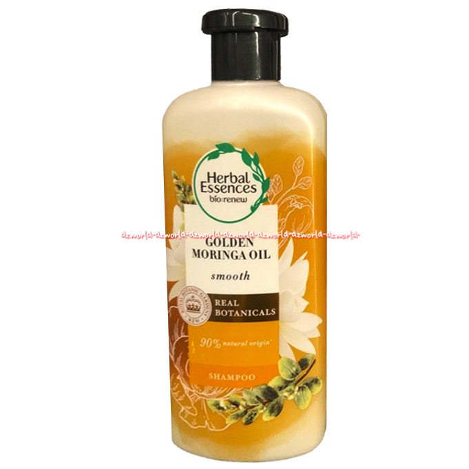 Herbal Essence 400ml Golden Moringa Oil Smooth Real Botanicals Shampoo Natural Arigin Sampo Herbalessence Morianga