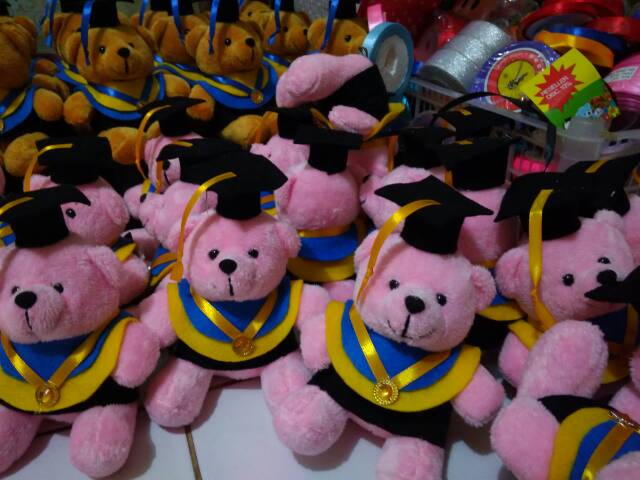 BONEKA WISUDA TEDDY BEAR 12CM