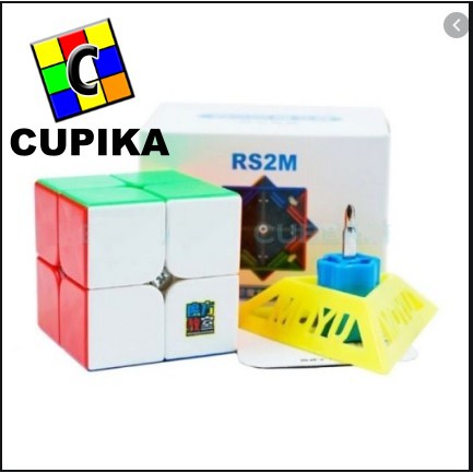 Rubik 2x2 MoYu RS2M 2020 RS32 M Magnetic 2x2x2 Stickerless Original