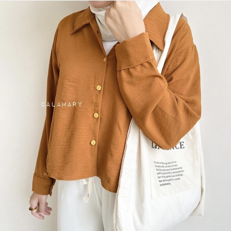 RAYCERY KEMEJA BASIC COTTON CRINKLE C1