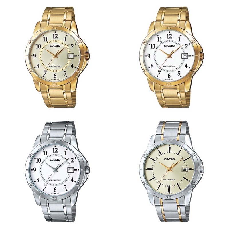 JAM TANGAN PRIA CASIO MTP-V004G / MTP-V004D / MTP-V004SG