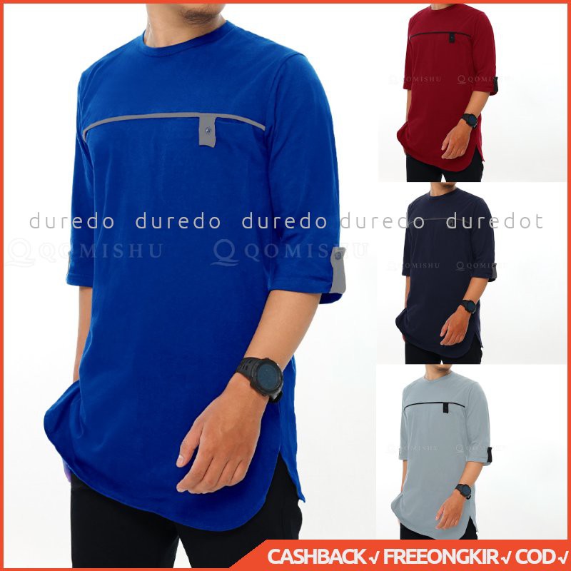 QOMISHU Kurta Basic Kaos Katun Combed SYAFIQ