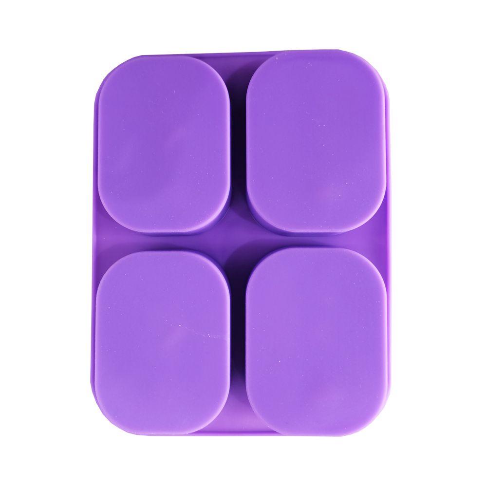 Solighter Silikon Sabun Cetakan Membuat Perlengkapan Handmade 3D 4per6 Rongga Berbentuk Salju Sabun Persediaan