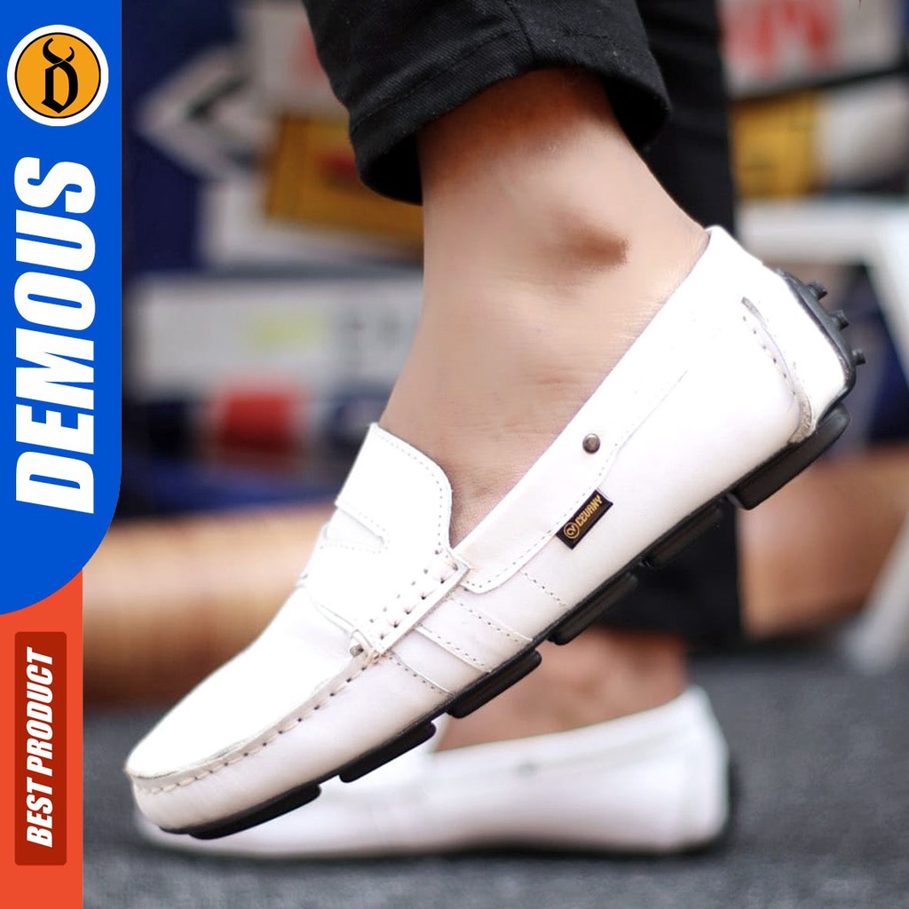 DEMOUS Valha - Sepatu Formal Pria Pantofel Kulit Asli