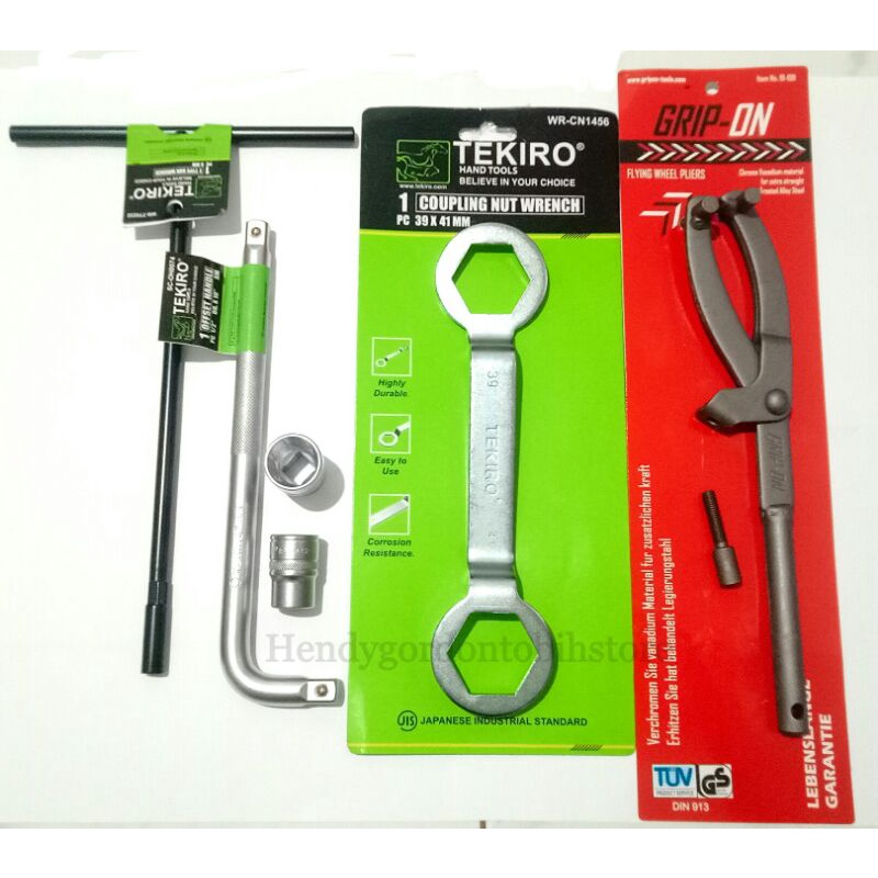 Shp1 Paket Kunci CVT Motor Metic / Paket Kunci Bongkar CVT / Treker CVT / Kunci CVT TEKIRO/Treker