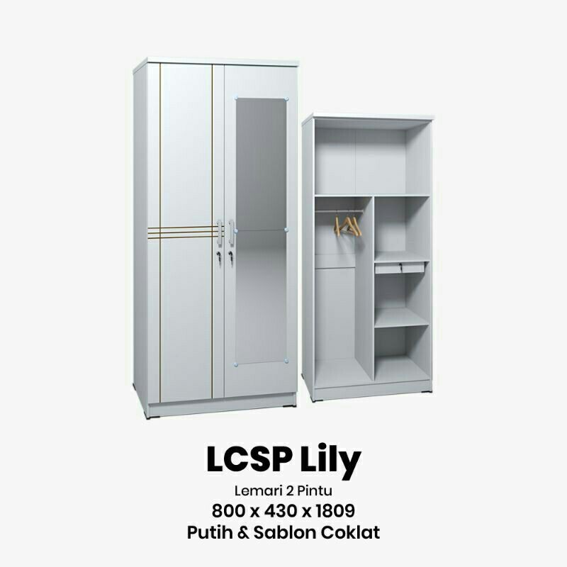Lemari 2 Pintu Olympic