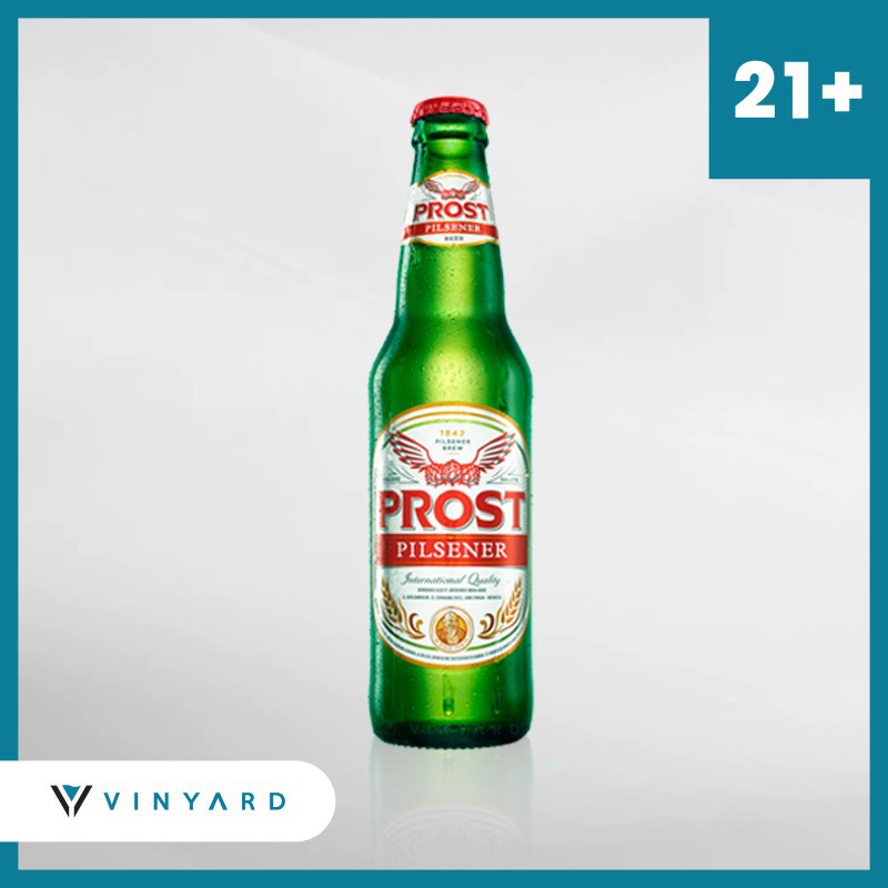 Prost Pilsner Beer 620 Ml ( Original &amp; Resmi By Vinyard )