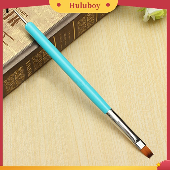 Huluboy Huluboy♡ Pen Brush 2 Sisi Untuk Melukis / Dotting Kutek Gel UV Akrilik