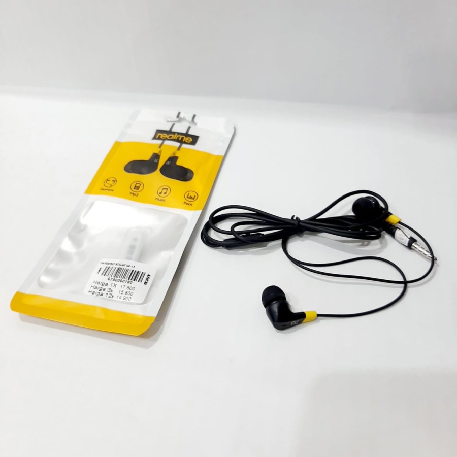 HEADSET HANDSET HANDSFREE REALME MA-13 SUPERBASS STEREO EARPHONE MA13