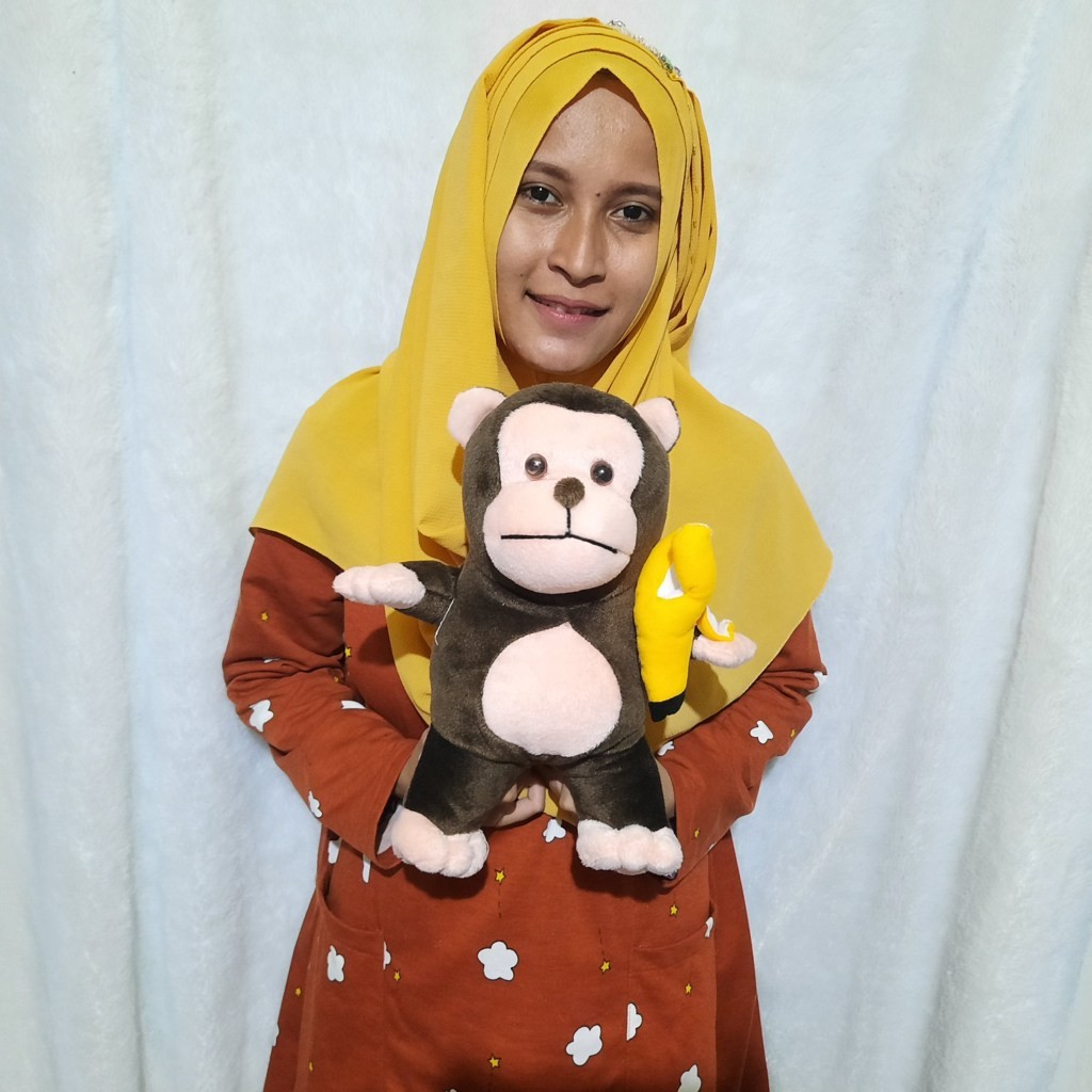 boneka monyet Jos S pisang george pisang