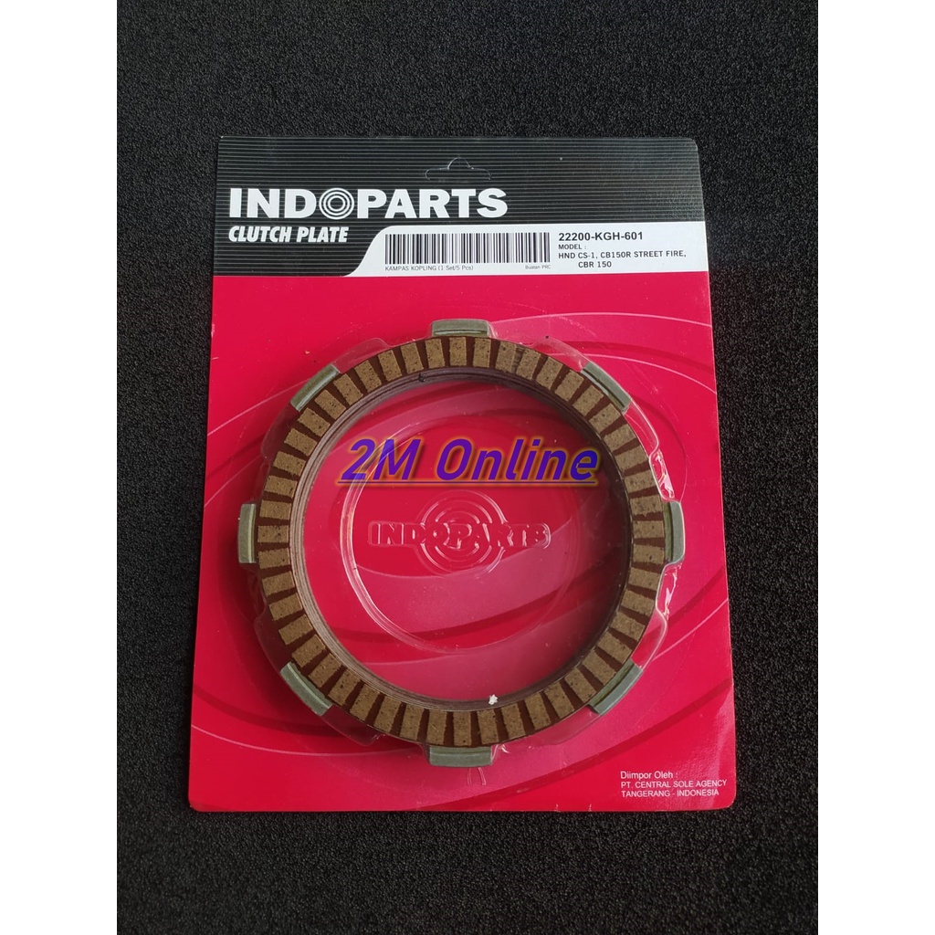 Mdr Kampas Kopling CS1 CB150R CBR150 Merk Indopart 22200-KGH-601