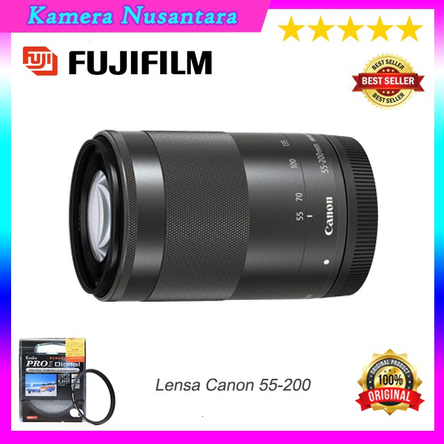 LENSA CANON EF-M 55-200MM / LENSA CANON 55-200 / CANON 55-200MM IS STM ORIGINAL