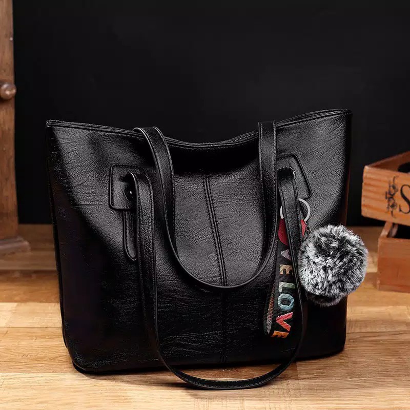  Tas  Wanita  Import Batam  Totebag Hitam Shopee  Indonesia