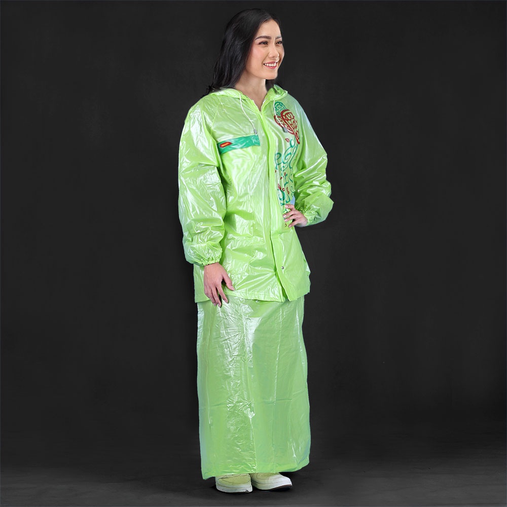 Jas Hujan Rok Anti Air Kuat Anti Tembus Bahan PVC Karet CL147