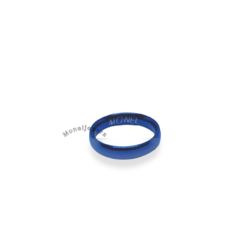 CINCIN COUPLE TITANIUM CEMBUNG BIRU UKIRNAMA