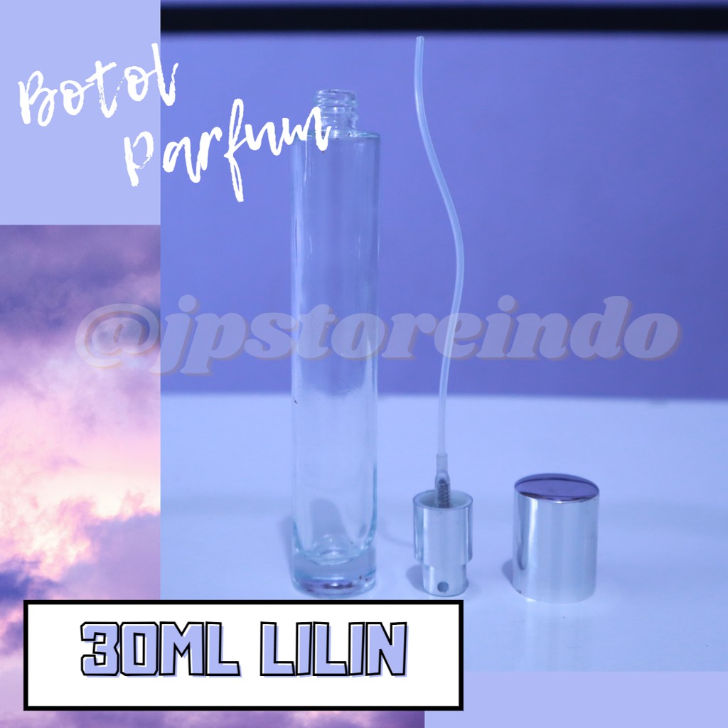 Botol Parfum 30ml LILIN // BOTOL PARFUM SPRAY PER 6 PCS