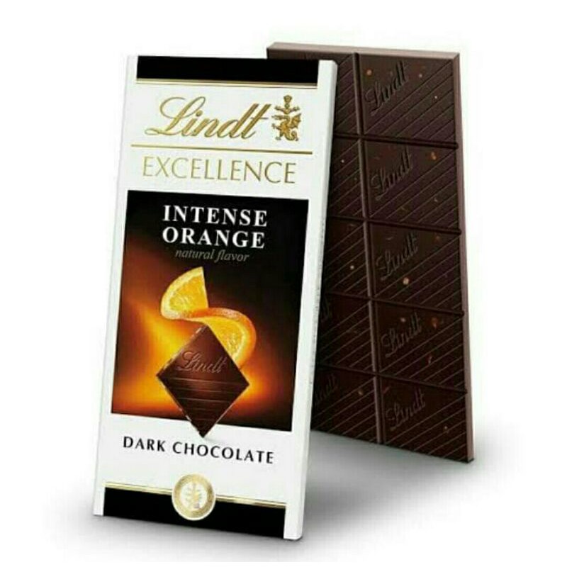 

Lindt Excellence Orange Intense Dark Chocolate 100gr