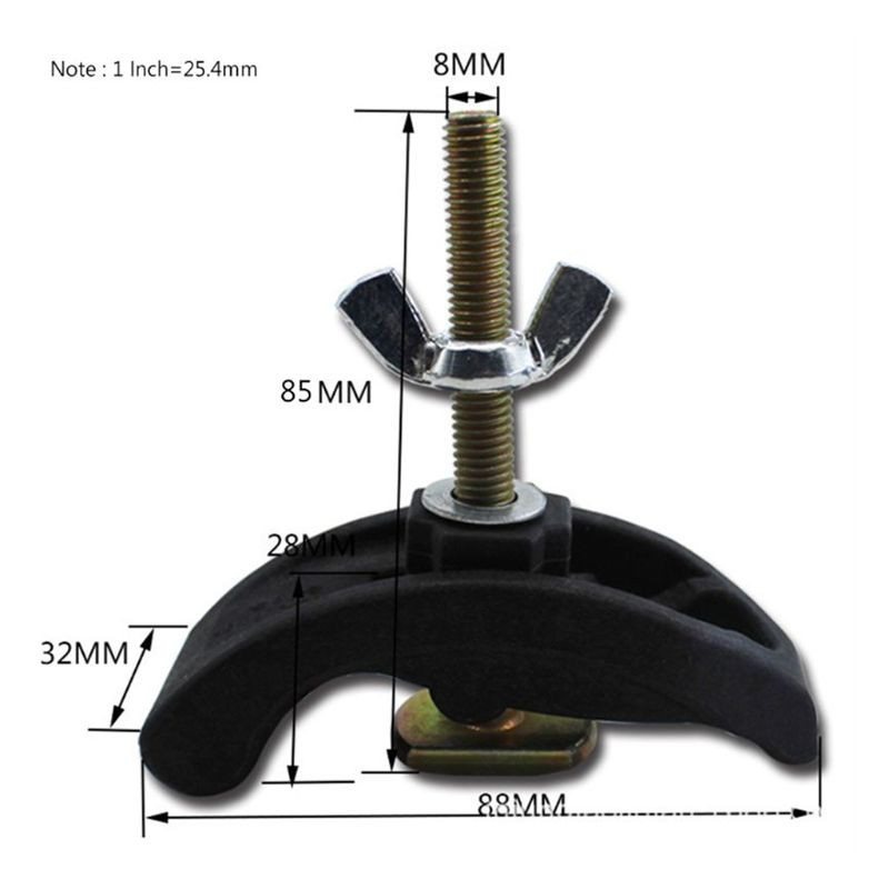 CRE  1pc Bow Plate Sets CNC Engraving Machine Parts Pressure Plate Clamp Fixture