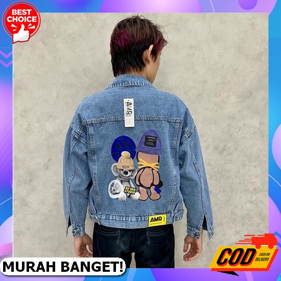 Jaket Jeans Murah Jins 2021 Jens Wanita Kekinian 2022 Jacket Terbaru Cewe Levis Cewek Amr Original -