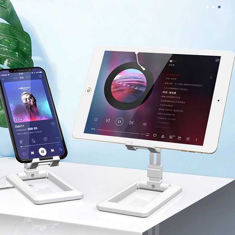 ready cod  phone Holder HP Lipat Folding Desktop Mobile  Stand Universal PORTABLE lagi laku