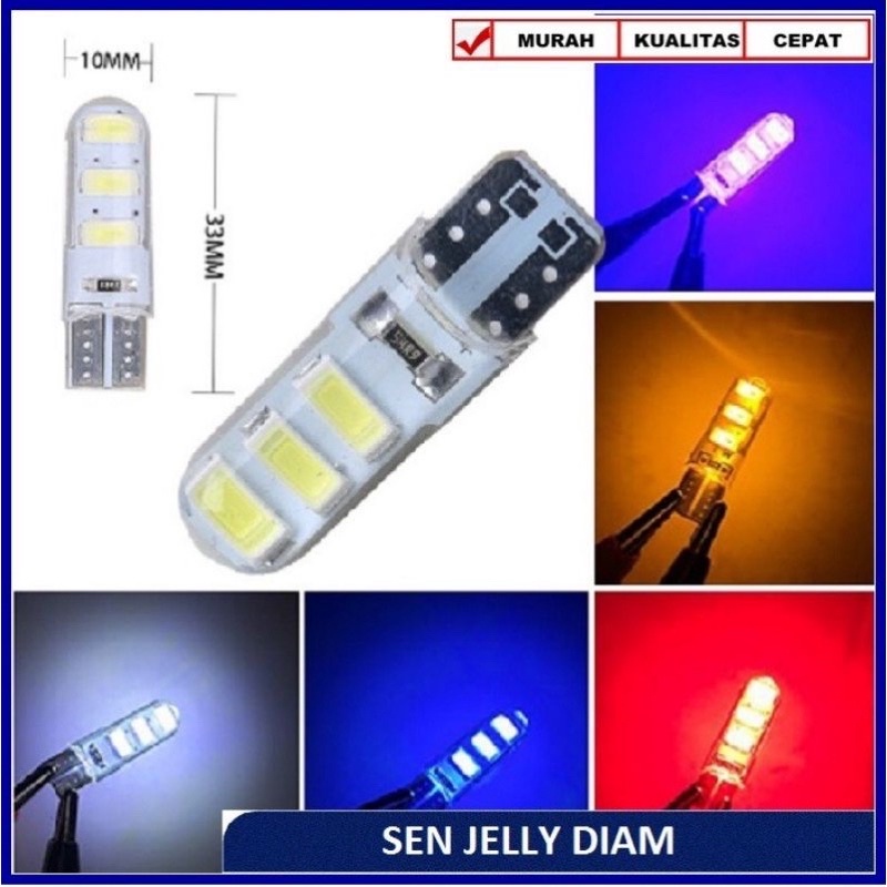 lampu/bholam sen jelly diam 6led