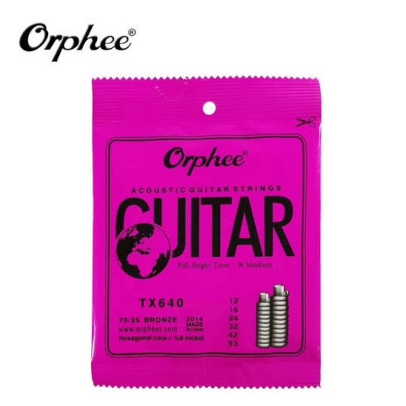 Senar Gitar Akustik 0.12 Orphee Tx640