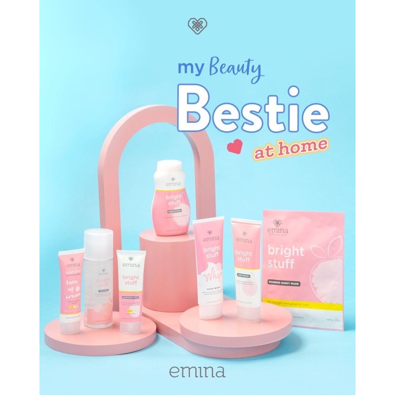 `ღ´ PHINKL `ღ´ ╰☆☆ 𝔢мιℕά ☆☆╮ Emina Bright Stuff Face Wash sabun cuci pemutih BESAR 100ml mencerahkan kulit