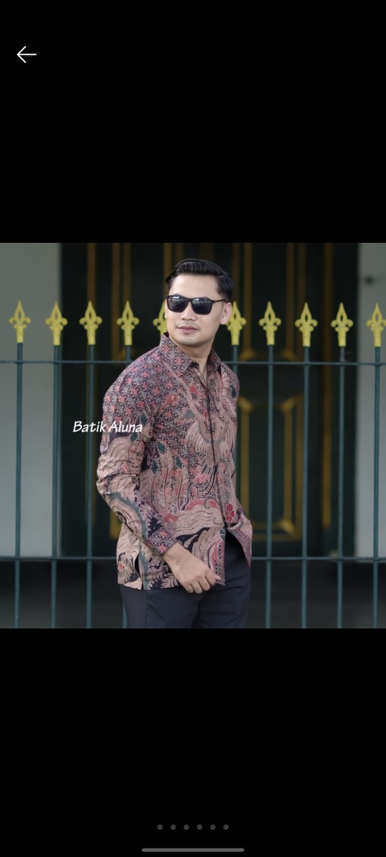 Batik Pria Lengan Panjang Premium Modern Batik Aluna 016