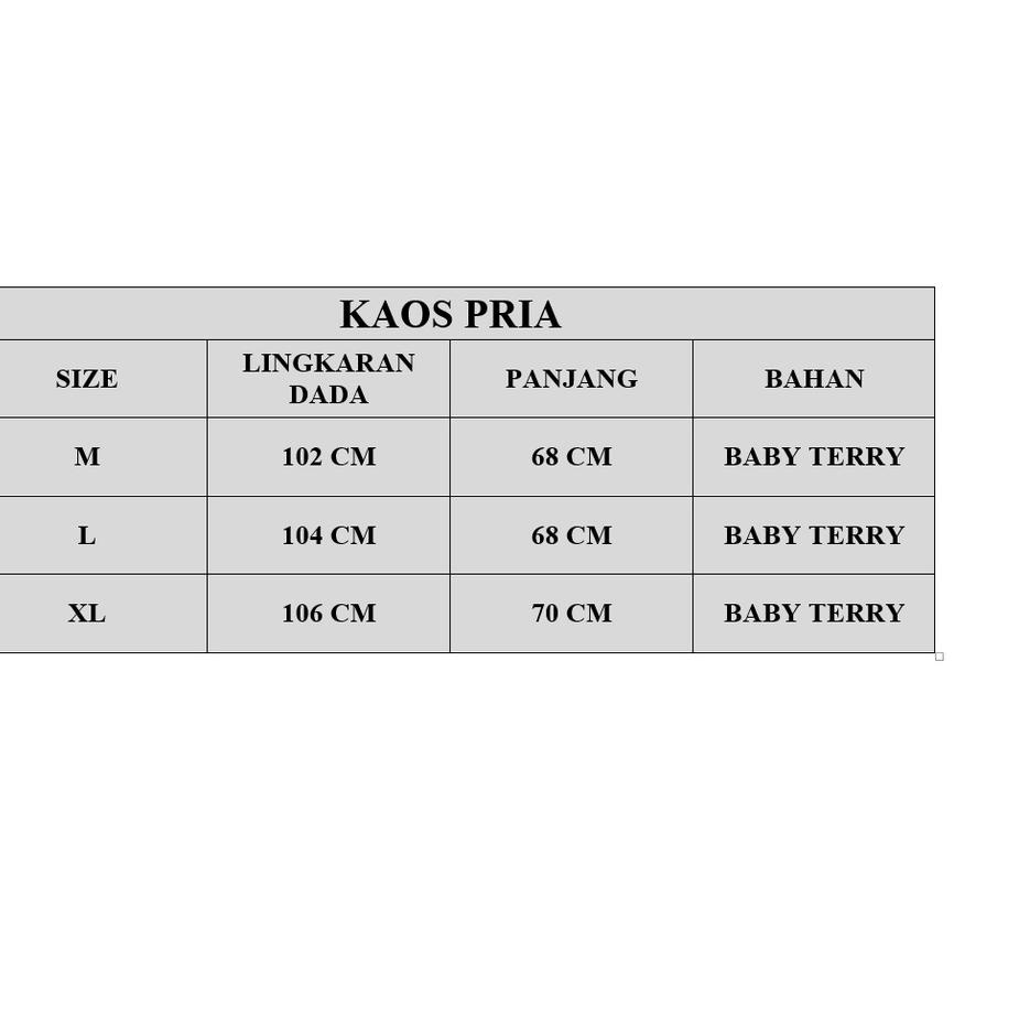 VOKUSSS BAJU PRIA LENGAN PANJANG ERBON / KAOS PRIA LENGAN PANJANG BAHAN BABYTERRY UKURAN M-L-XL