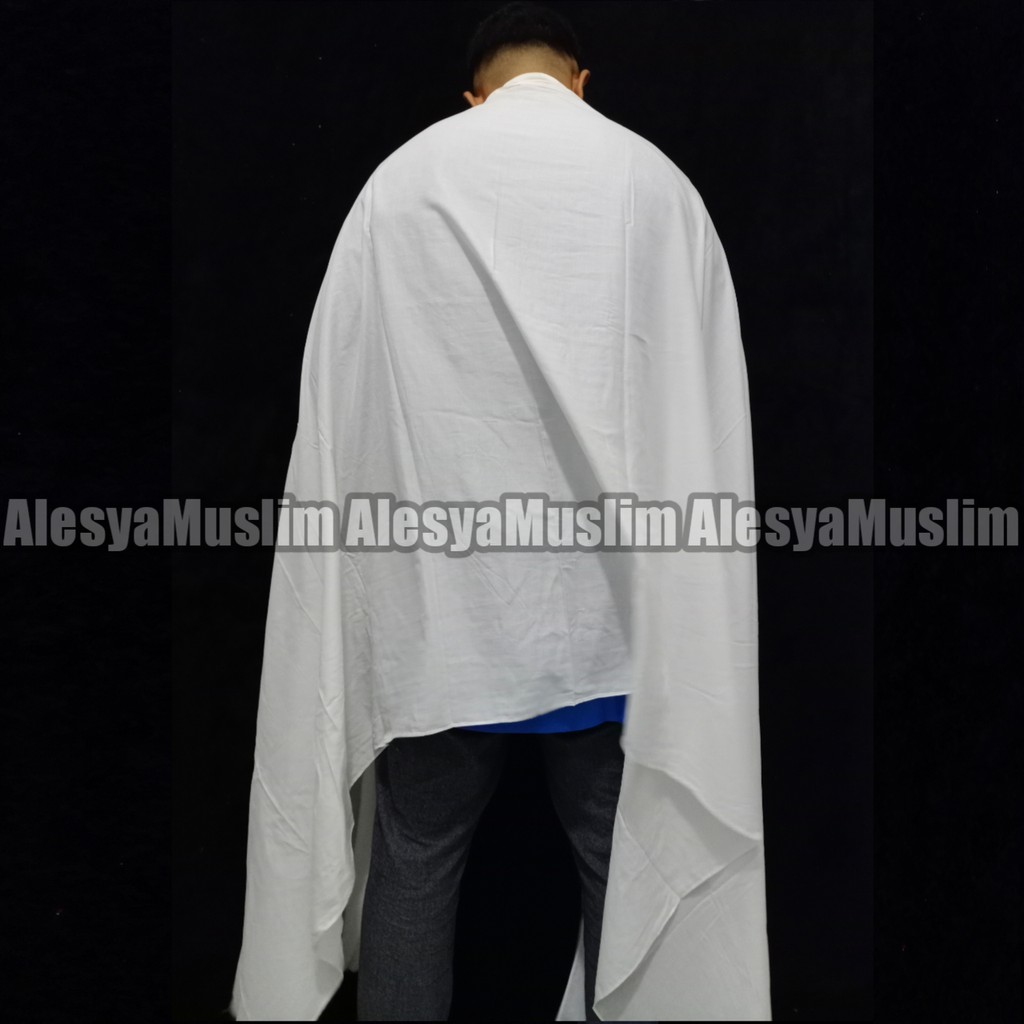 IMAMAH RAYON KATUN PUTIH PANJANG 3 METER/ BAHAN BAGUS DAN BISA BAYAR DITEMPAT/COD