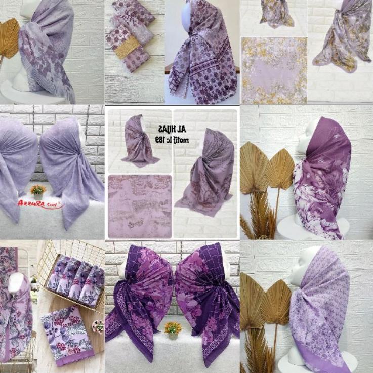 [CSP.25Au22y] KATALOG UNGU 1 | Voal motif jilbab motif Ungu series/Lilac/taro/Magenta