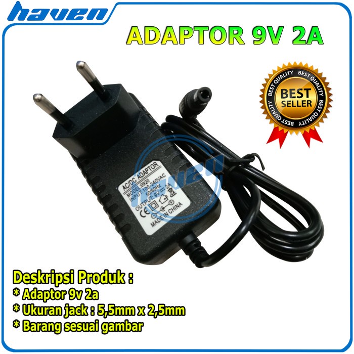 Adaptor 9v 2a Power Supply 9v 2A Adapter 9V 2A