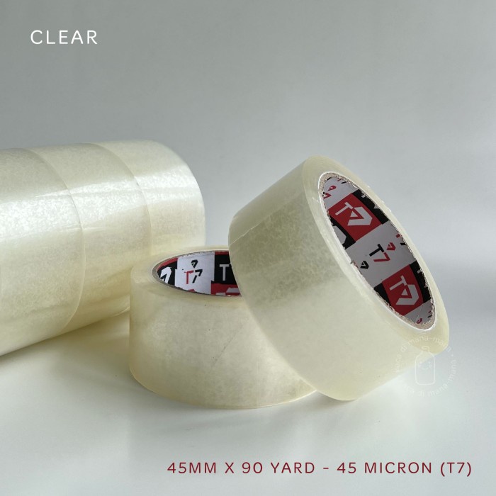 

[MURAH] LAKBAN T7 & BODHITAPE UKURAN 45 MM X 90 YARD KUALITAS REKAT